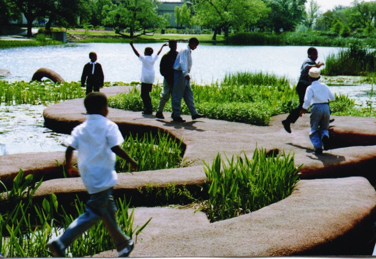 Fair Park Lagoon, Texas. Foto © Patricia Johanson